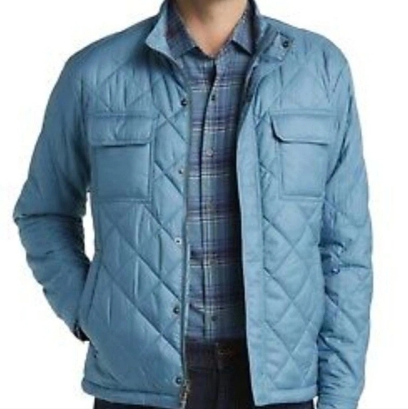Peter Millar Norfolk Quilted Lightweight Bomber Jacket Blue XXL - Picture 2 of 16